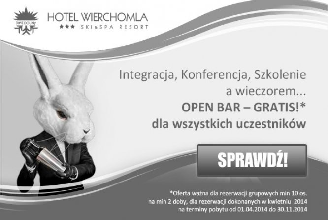 Hotel Wierchomla z promocyjną ofertą dla uczestników szkoleń 