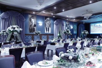 pałac - Willa Zagórze - nowy obiekt 6 km od Warszawy - hotel, restauracja, catering - Sala Kominkowa - zdjęcie 1