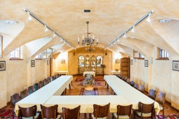 pensjonat - Pensjonat "Uroczysko Zaborek" - Sala dolna w Kościółku - zdjęcie 1