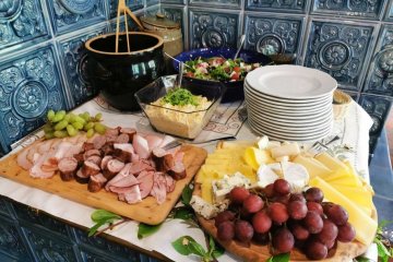 pensjonat - Pensjonat**** Ekosamotnia w leśnym zaciszu - Sala Kominkowa - zdjęcie 4