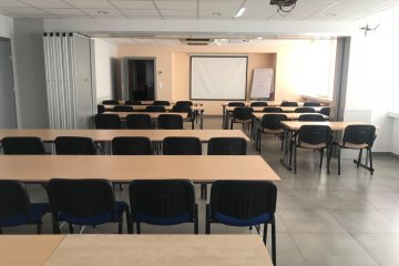 obiekt konferencyjny - MONIUSZKI 7 Centrum biurowo-szkoleniowe - Sala MODUŁOWA (GRAFITOWA+PIASKOWA) - zdjęcie 3