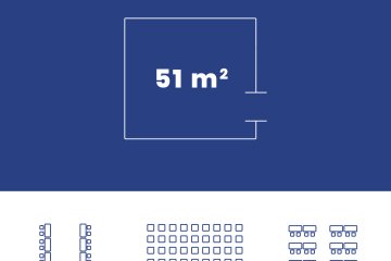 obiekt konferencyjny - in1place - Przestrzeń 1 - Sala 1 - 51 m2 - zdjęcie 2