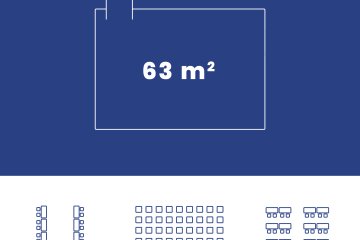 obiekt konferencyjny - in1place - Przestrzeń 1 - Sala 3 - 63 m2 - zdjęcie 1