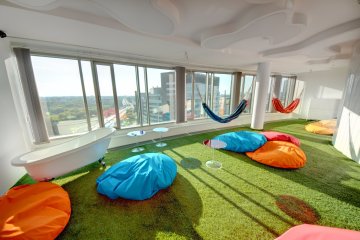 obiekt konferencyjny - Business Link Warszawa Zebra Tower - Laboratorium Kreatywne - zdjęcie 1