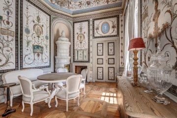 pałac - Pałac Mała Wieś - Sala Pompejska - zdjęcie 1