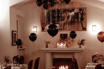 hotel ***** - Wzgórze Zamkowe - Zinar Castle, zabytkowa Baszta i Forest Hotel - Baszta - Sala Kominkowa i Taras - zdjęcie 25
