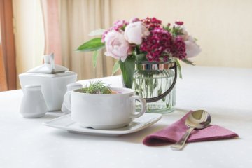 hotel - Dom Oliwski Gdańsk - Sala restauracyjna - zdjęcie 3