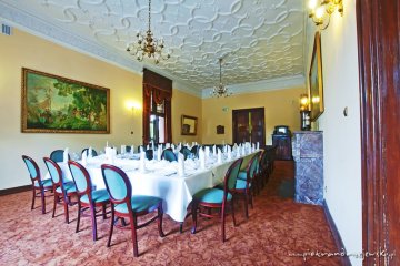 pałac - Pałac Wąsowo - Sala kawiarnia w historycznych częściach Pałacu Hardta - zdjęcie 1