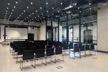 obiekt konferencyjny - Muzeum Gazowni Warszawskiej - Przestrzeń konferencyjna z Foyer (Sala A) - zdjęcie 9