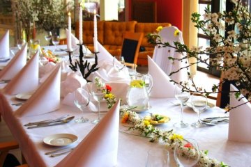 obiekt konferencyjny - Dom Pracy Twórczej Polskiej Akademii Nauk w Wierzbie - Sala Restauracyjna - zdjęcie 3