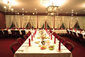 hotel - Centrum Obsługi KPRM Kompleks Recepcyjno – Wypoczynkowy Łańsk - Sala Restauracyjna - zdjęcie 1
