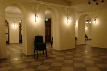 obiekt konferencyjny - Instytut Europejski w Łodzi - Centrum Dydaktyczno-Konferencyjne im. Alcide de Gasperi - Sala Restauracyjna - zdjęcie 3