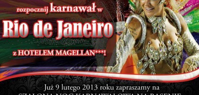 Noc karnawałowa na basenie Hotelu Magellan***