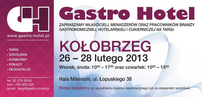 Gastro-Hotel - Ponad 20 edycji!