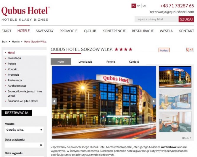 Zobacz nowoczesną i bardziej przyjazną stronę internetową Qubus Hotel. 