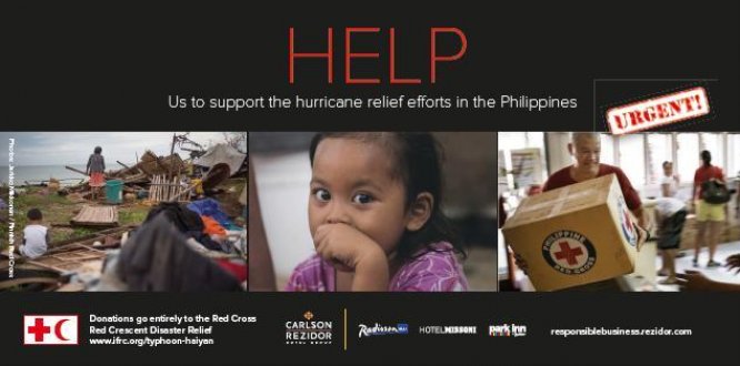  Akcja pomocowa Grupy Rezidor na Filipinach
