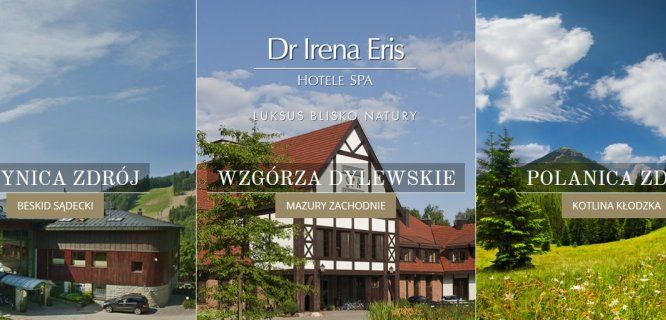 Nowa strona internetowa Hoteli SPA Dr Irena Eris