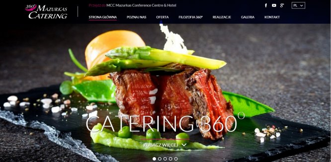 Mazurkas Catering 360° z nową stroną internetową!