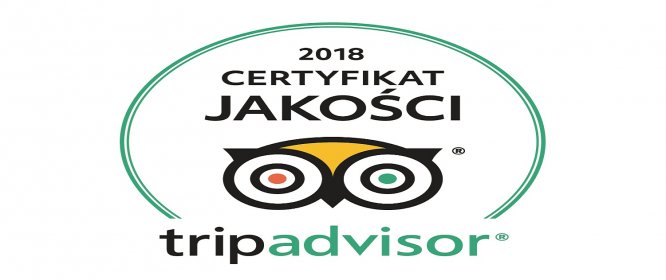 Hotel Afrodyta Business & SPA z certyfikatem Jakości Roku 2018 od Tripadvisora!