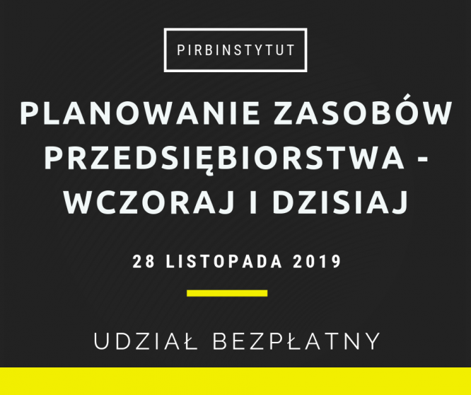 Temat systemów ERP zostanie poruszony podczas warszawskiej konferencji organizowanej przez Polski Instytut Rozwoju Biznesu