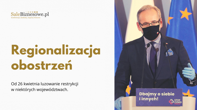 Regionalizacja obostrzeń od 26 kwietnia