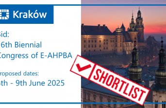 Kraków na shortliście w walce o prawa do organizacji międzynarodowego kongresu E-AHPBA 