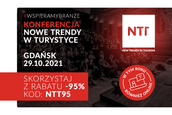 Dużo tańsze bilety na konferencję New Trends in Tourism!