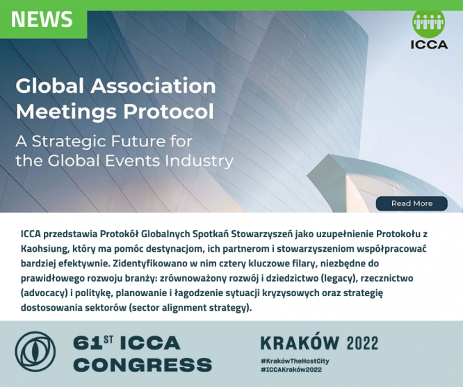 ASSOCIATION NEWS - Protokół Globalnych Spotkań Stowarzyszeń ICCA