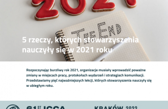 ASSOCIATION NEWS - Pięć rzeczy, których stowarzyszenia nauczyły się w 2021 roku