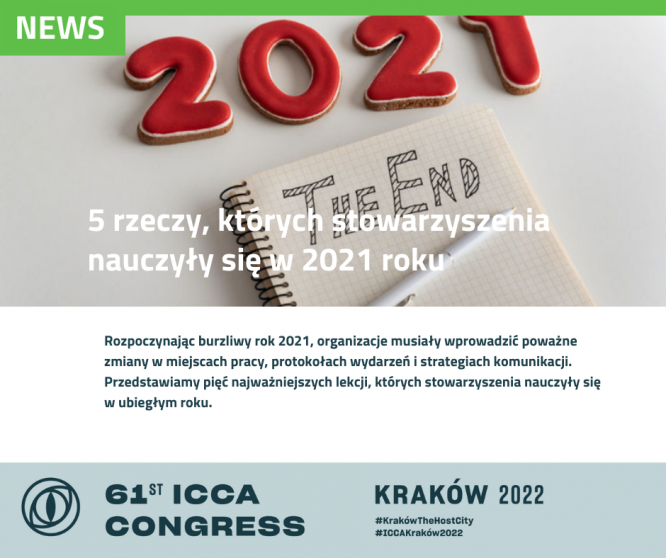 ASSOCIATION NEWS - Pięć rzeczy, których stowarzyszenia nauczyły się w 2021 roku