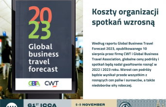 ASSOCIATION NEWS - Koszty organizacji spotkań wzrosną.