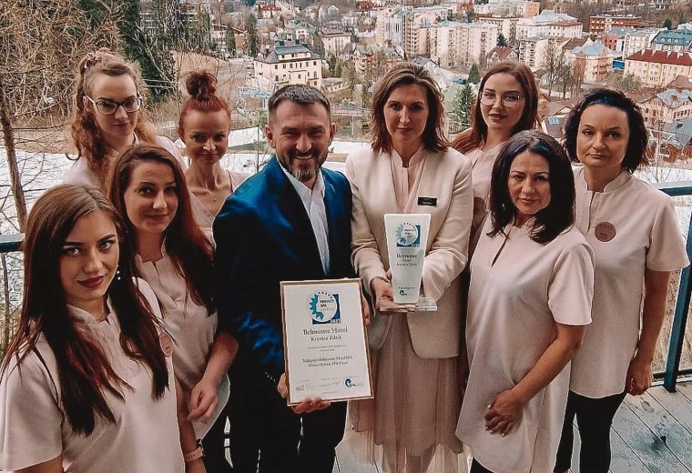 Belmonte Hotel w Krynicy-Zdroju z nagrodą za najlepsze holistyczne Spa, w konkursie Perfect Spa Awards.
