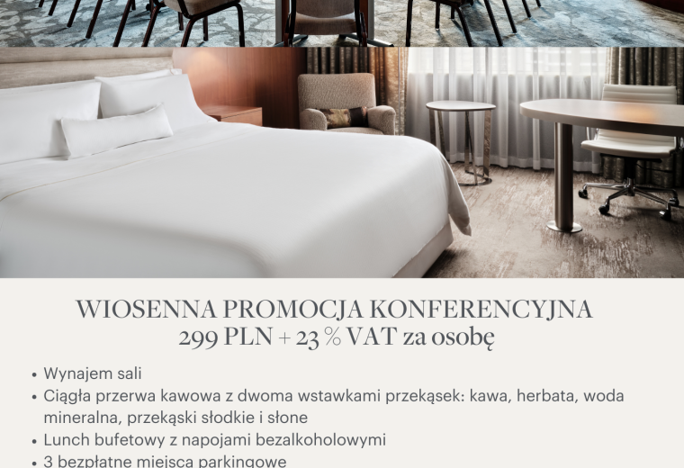Wiosenna promocja w The Westin Warsaw!