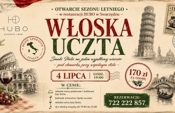 Włoskie otwarcie sezonu letniego w HUBO - wyjątkowy wiecz&oacute;r w Hampton by Hilton Poznań Swarzędz