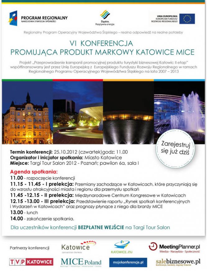 VI konferencja promująca produkt markowy Katowice MICE