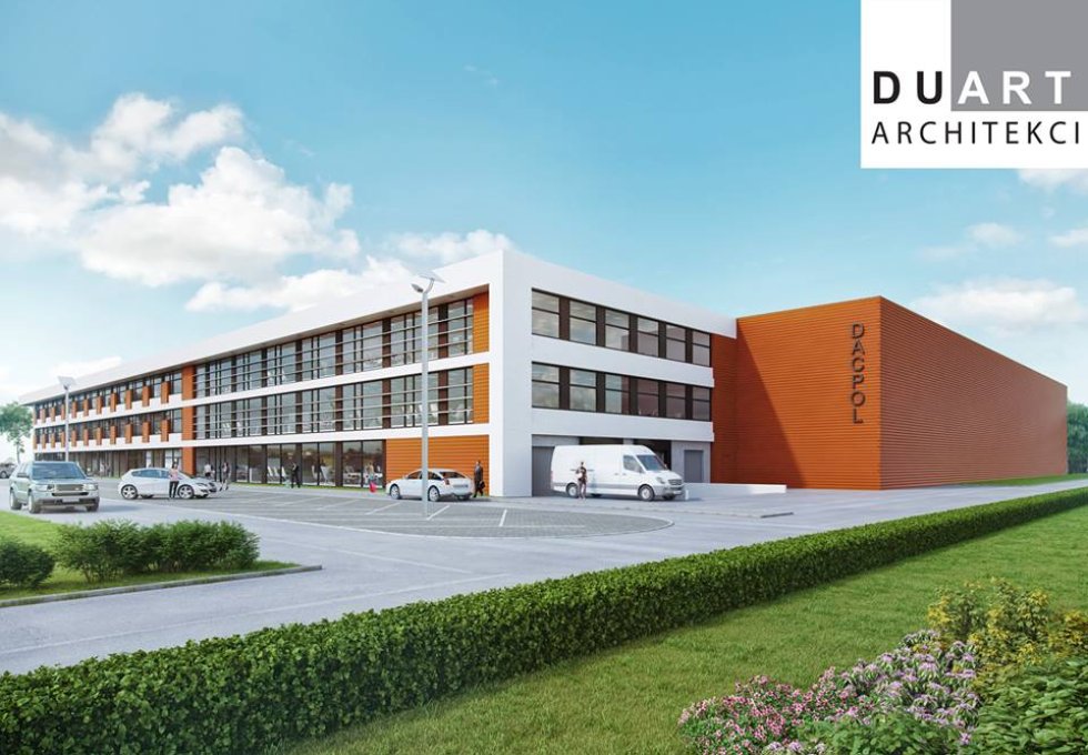 hotel **** - Kompleks biurowo-hotelowy z magazynem przy ulicy Okulickiego