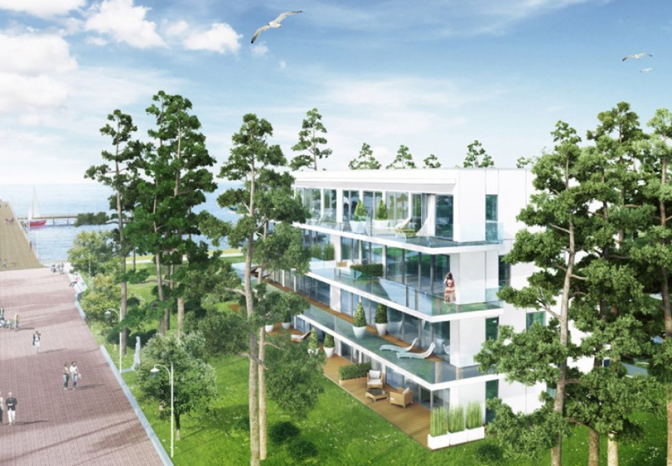 hotel - Apartamentowiec condo Medical Investment Trust w Juracie