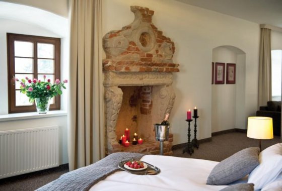 Uroczystko Siedem Stawów apartament z kominkiem