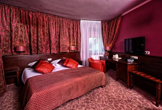 Hotel Żubrówka - łóżko małżeńskie - SaleBiznesowe
